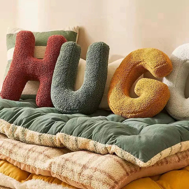 Decorative Plush Letter Pillow