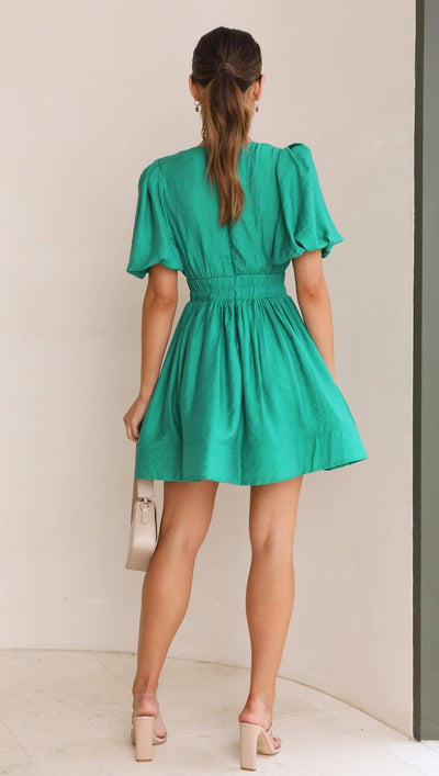 Chic V-Neck Mini Dress Women