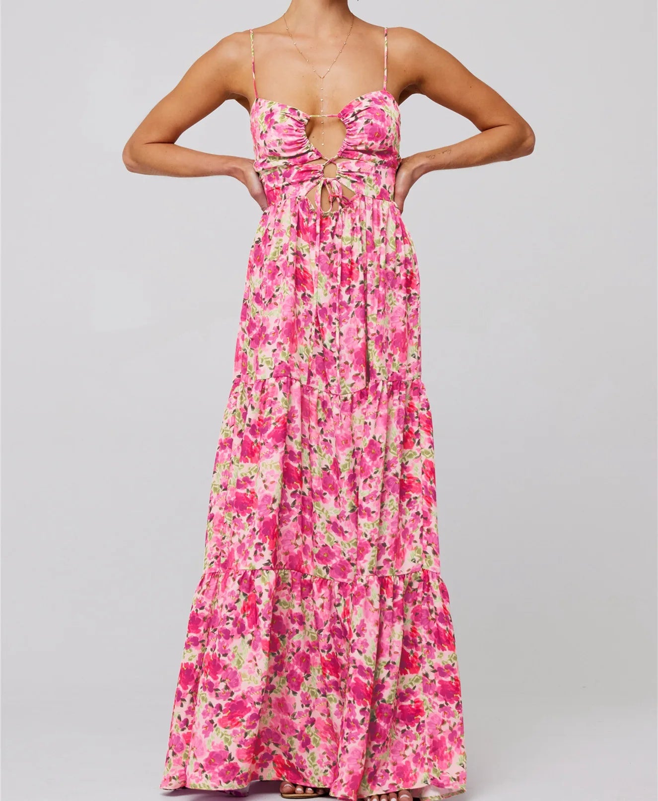 Floral Beach Maxi Dress Women