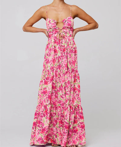 Floral Beach Maxi Dress Women