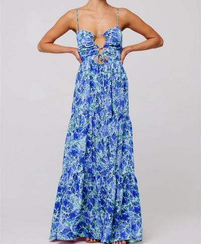 Floral Beach Maxi Dress Women