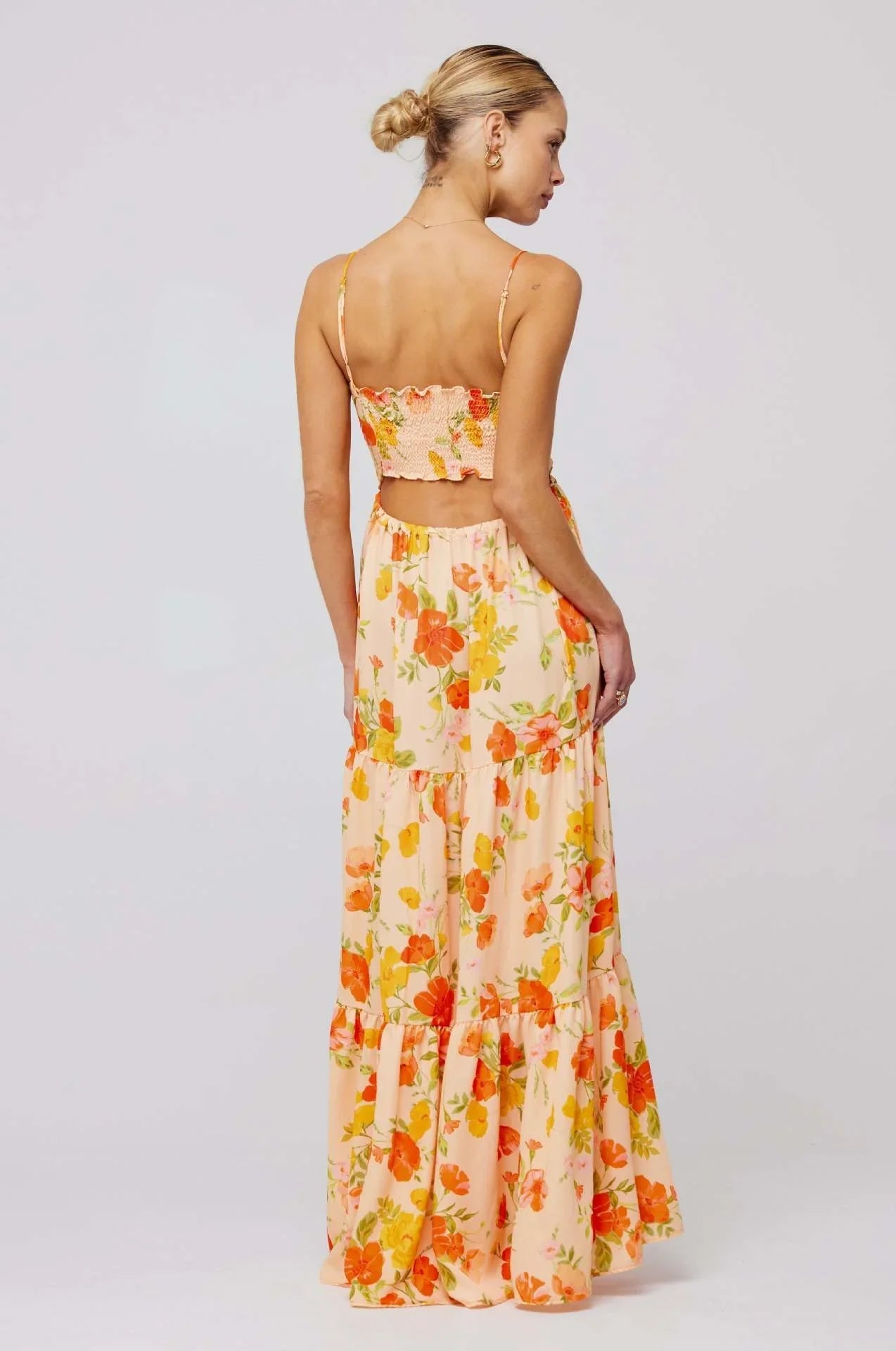 Floral Beach Maxi Dress Women
