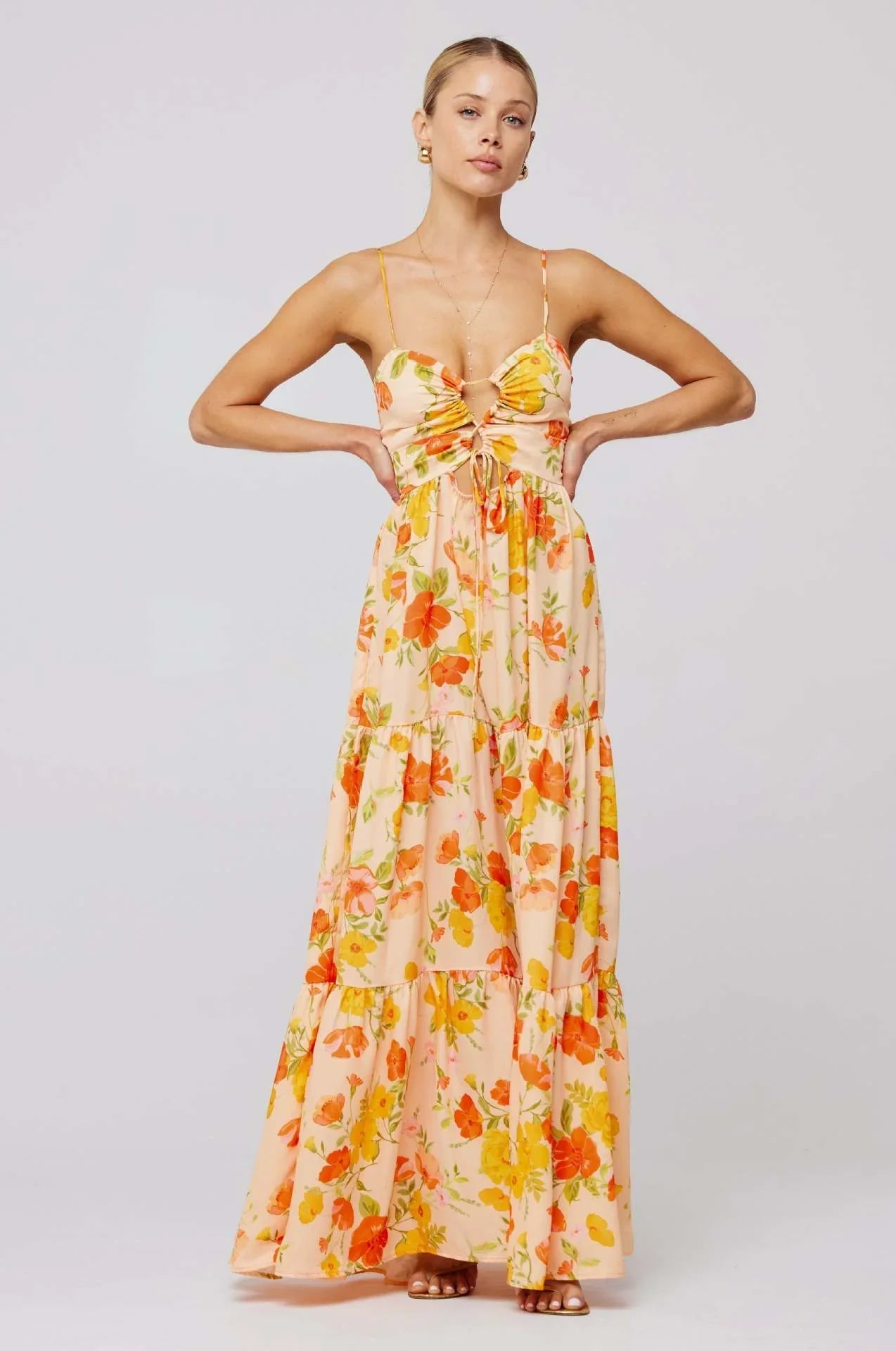 Floral Beach Maxi Dress Women