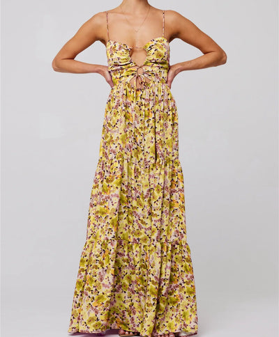 Floral Beach Maxi Dress Women