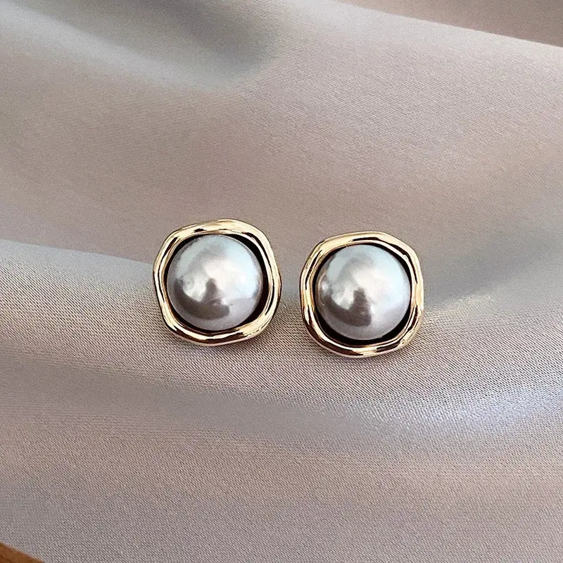 Handcrafted Timeless Pearl Earrings