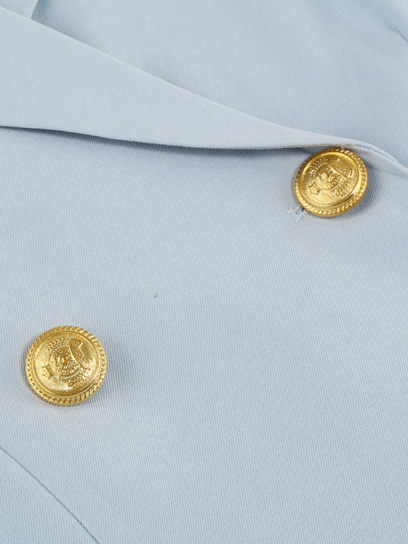 Elegant Belted Blazer Mini Dress Women