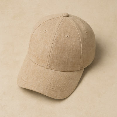 Elegant Linen Minimalist Cap