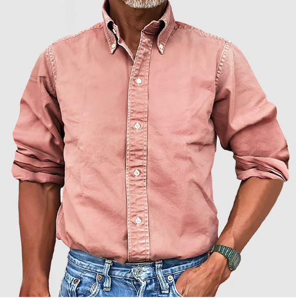 Elegant Men's Casual Dress Shirt