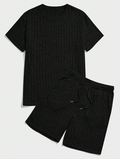 Ribbed Summer Shorts Set