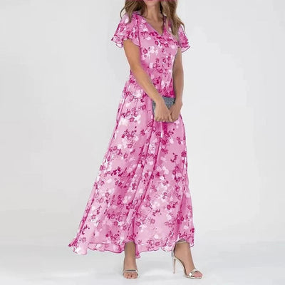 Elegant Flowing Casual Maxi Dress