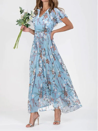 Elegant Flowing Casual Maxi Dress