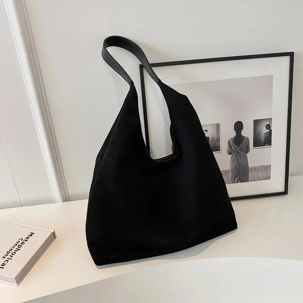 Minimalist Suede Tote Bag Women
