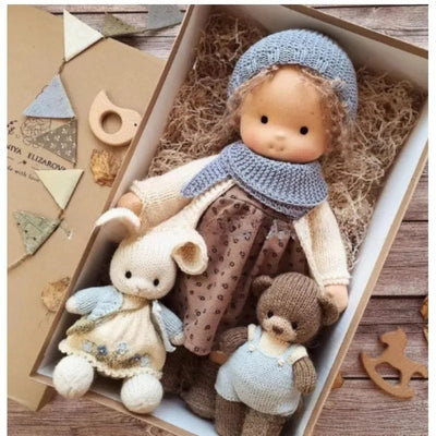 Handmade Waldorf Cotton Plush Doll