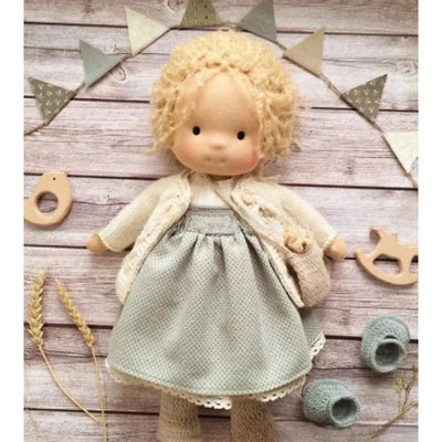 Handmade Waldorf Cotton Plush Doll