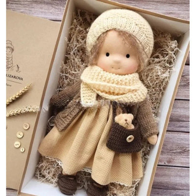 Handmade Waldorf Cotton Plush Doll