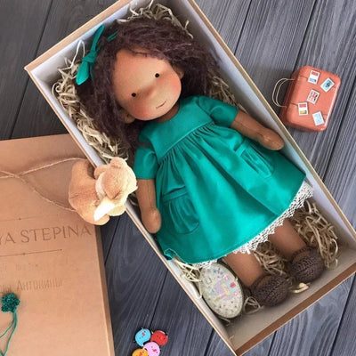 Handmade Waldorf Cotton Plush Doll