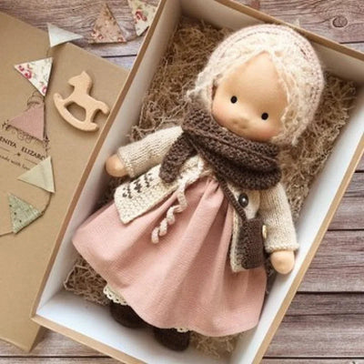 Handmade Waldorf Cotton Plush Doll
