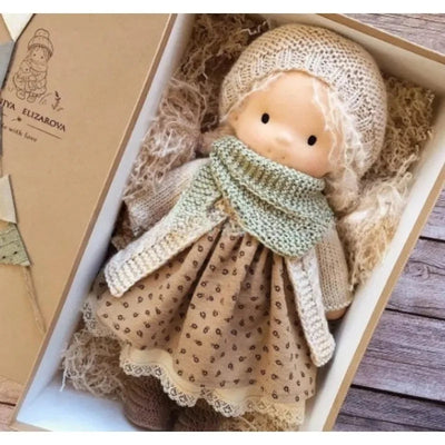 Handmade Waldorf Cotton Plush Doll