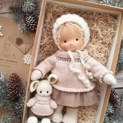 Handmade Waldorf Cotton Plush Doll