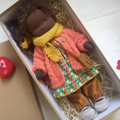 Handmade Waldorf Cotton Plush Doll
