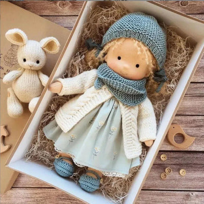 Handmade Waldorf Cotton Plush Doll