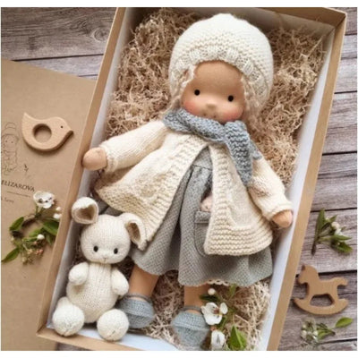 Handmade Waldorf Cotton Plush Doll