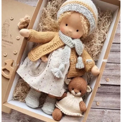 Handmade Waldorf Cotton Plush Doll