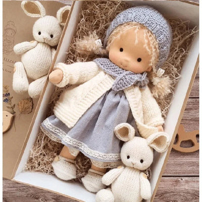 Handmade Waldorf Cotton Plush Doll