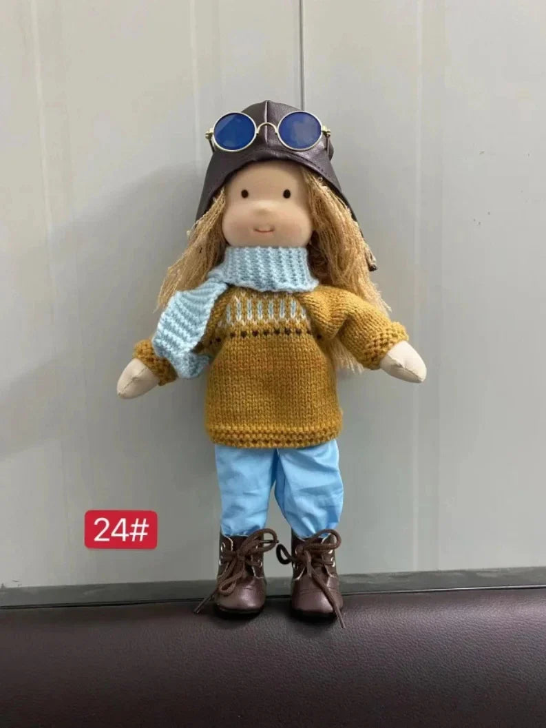 Handmade Waldorf Cotton Plush Doll