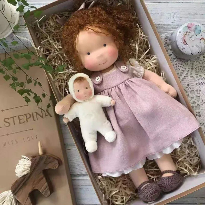 Handmade Waldorf Cotton Plush Doll