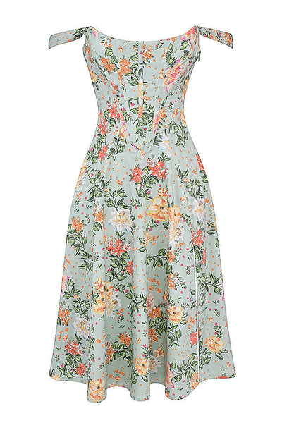 Floral Corset Summer Dress Women