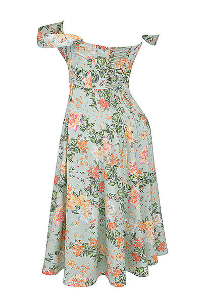 Floral Corset Summer Dress Women