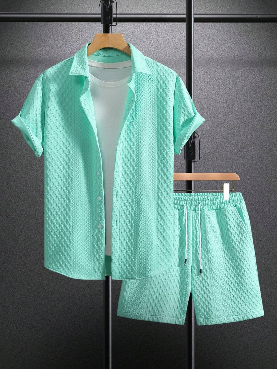 Men’s Summer Two-Piece Outfit Set