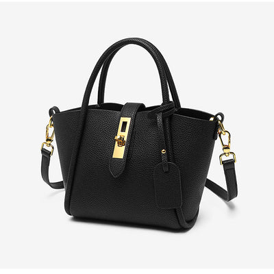 Structured Leather Crossbody Handbag Women