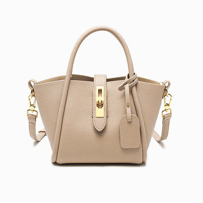 Structured Leather Crossbody Handbag Women