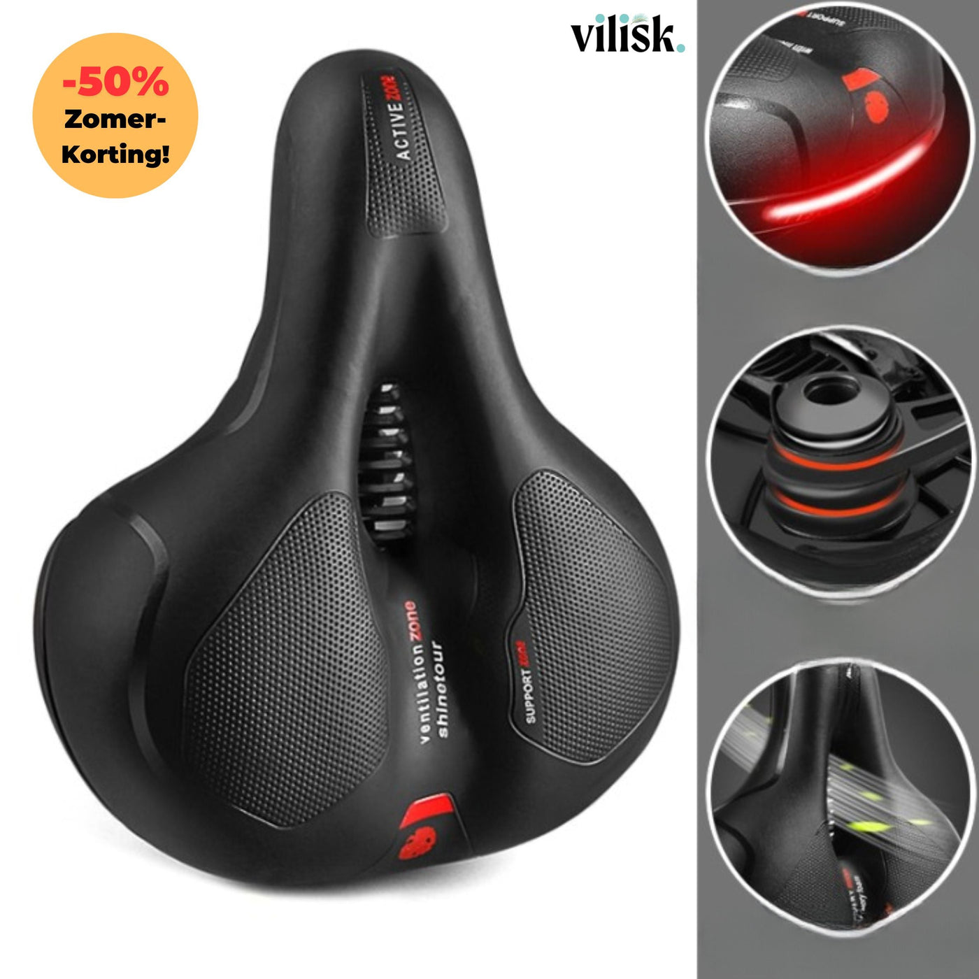 Ergonomic bicycle saddle comfort and posture