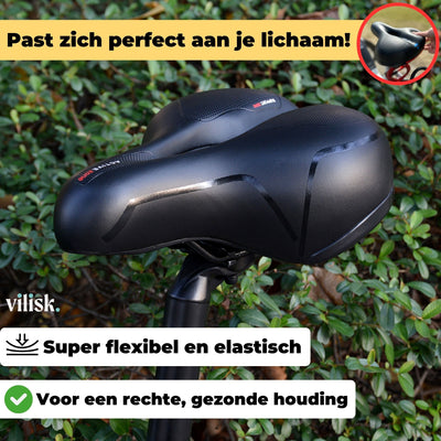 Ergonomic bicycle saddle comfort and posture