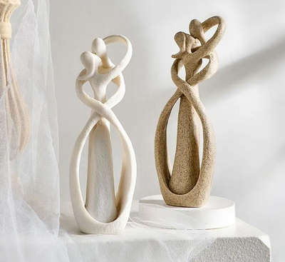 Love Abstract Figurine Decorative Vase