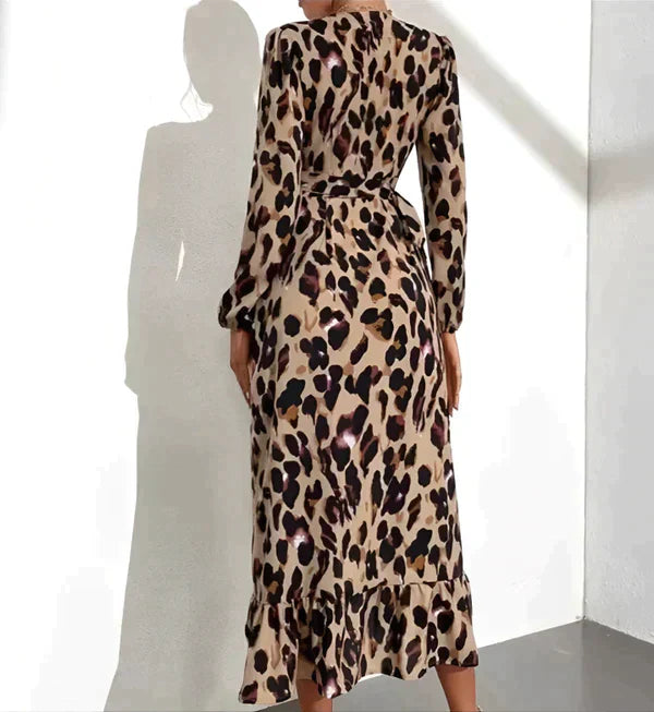 Leopard Print Women's Summer Dress