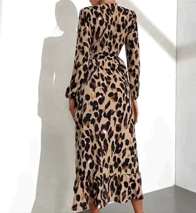 Leopard Print Women's Summer Dress