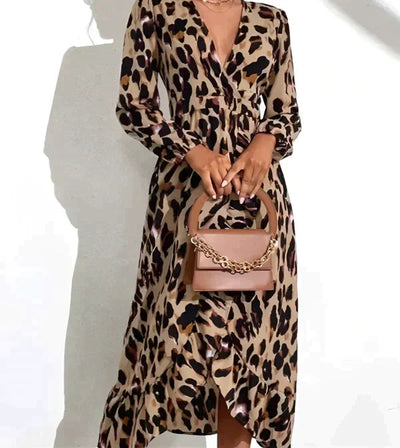 Leopard Print Women's Summer Dress