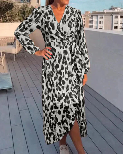 Leopard Print Women's Summer Dress