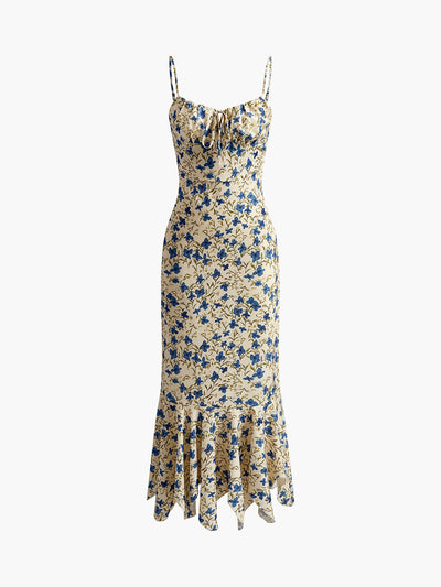 Floral Print Women's Maxi Dress