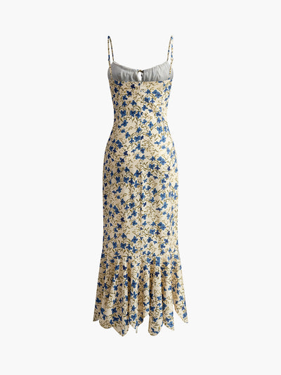 Floral Print Women's Maxi Dress
