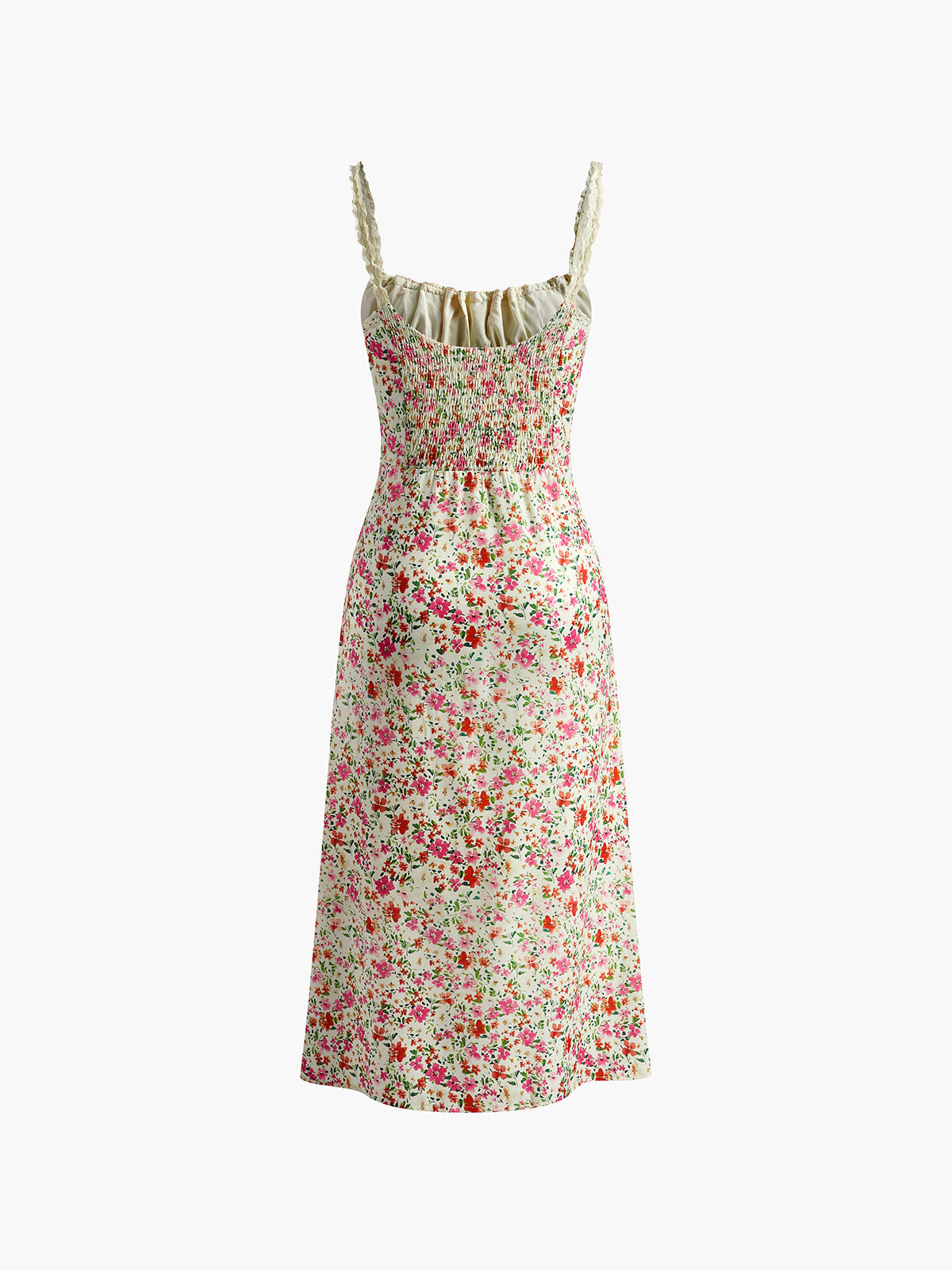 Floral Print Women's Midi Dress