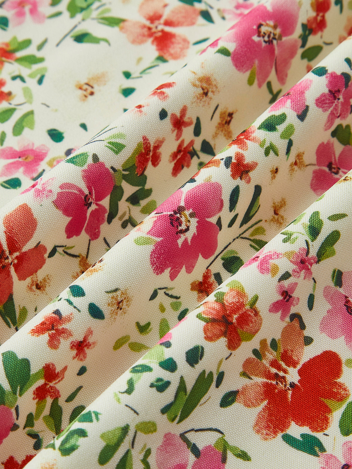 Floral Print Women's Midi Dress