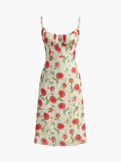 Floral Print Women's Summer Dress