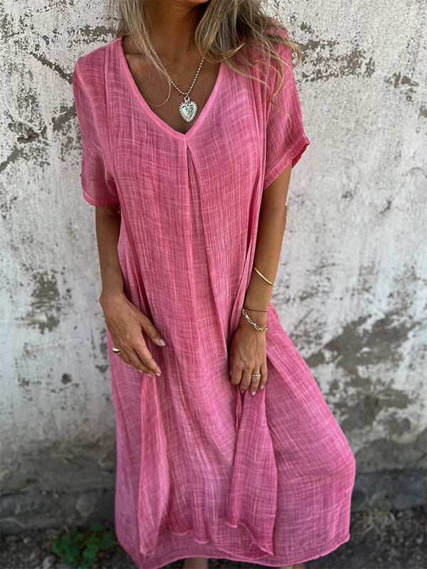 Summer Loose Maxi Dress Women