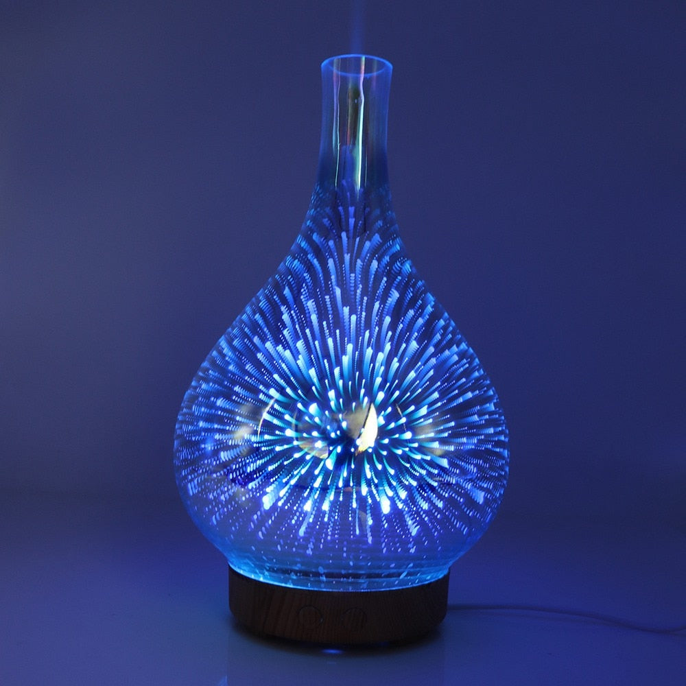 LED Esential Oil Aroma Diffuser