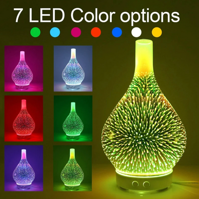 LED Esential Oil Aroma Diffuser